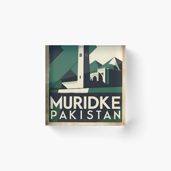 Item preview, Muridke Pakistan Retro Vintage Travel Souvenir designed and sold by TravelersGems.