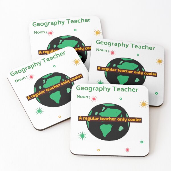 Item preview, Geography Teacher (A regular teacher but only cooler) designed and sold by Lola Style.