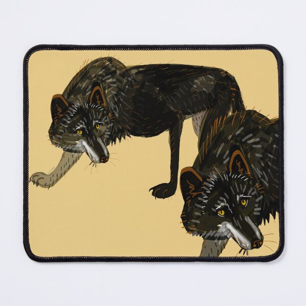 Item preview, Totem black Buffalo wolf nubilus designed and sold by belettelepink.