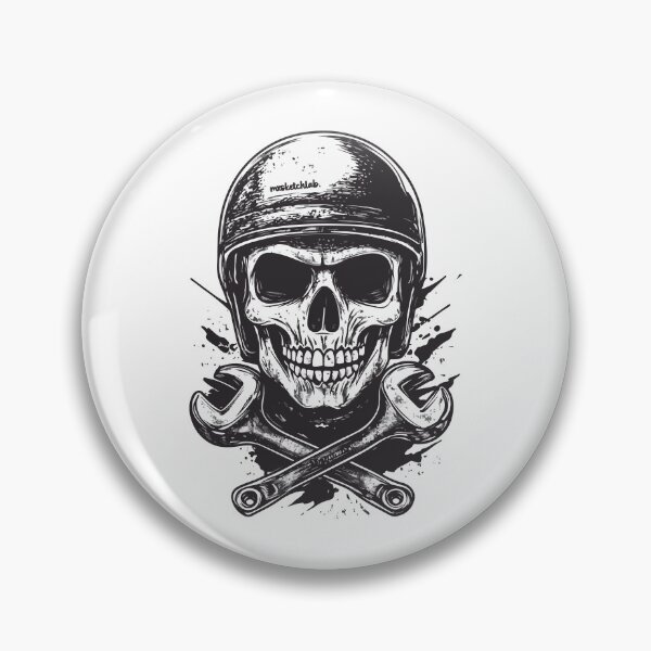 Item preview, SKELETON BIKER designed and sold by stylaxzu.