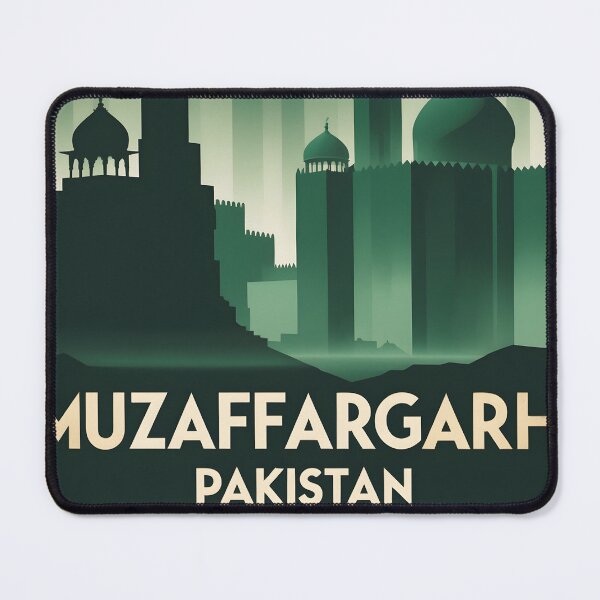 Item preview, Muzaffargarh Pakistan Retro Vintage Travel Souvenir designed and sold by TravelersGems.