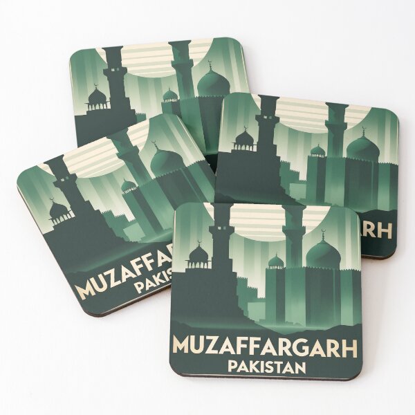 Item preview, Muzaffargarh Pakistan Retro Vintage Travel Souvenir designed and sold by TravelersGems.