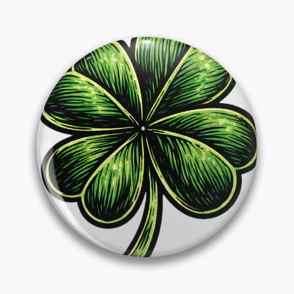 Item preview, Lucky Four Leaf Clover – St Patrick’s Day Irish Luck Illustration designed and sold by Bure-NS.