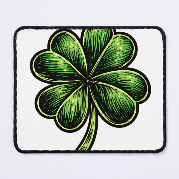 Item preview, Lucky Four Leaf Clover – St Patrick’s Day Irish Luck Illustration designed and sold by Bure-NS.