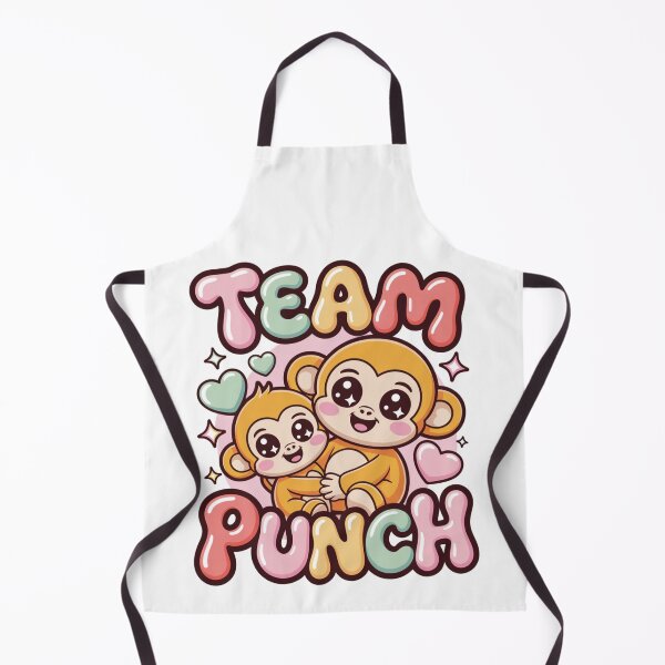Item preview, Team Punch – Kawaii Monkey Hugging Baby Pink Pastel Bubble Sticker Graphic Tee | Cute Monkey Shirt designed and sold by DarylWelsh2024.