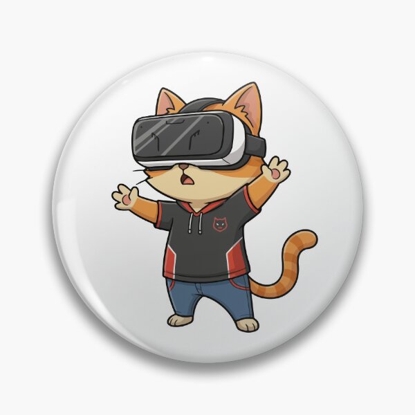 Item preview, VR Gamer Orange Cat designed and sold by VisioraCreative.