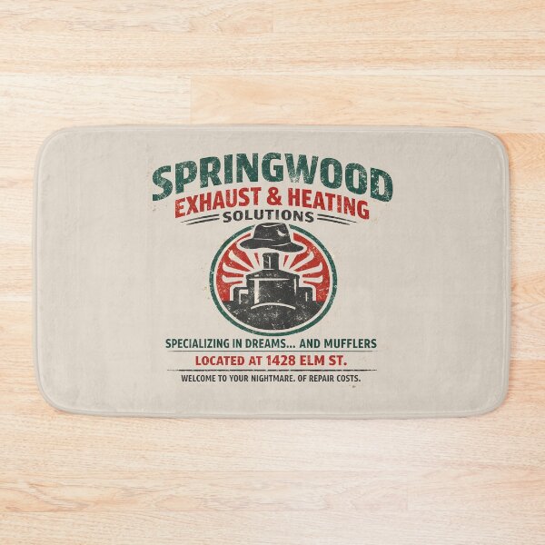 Item preview, Springwood Exhaust and Heating Solutions business card designed and sold by agearb.