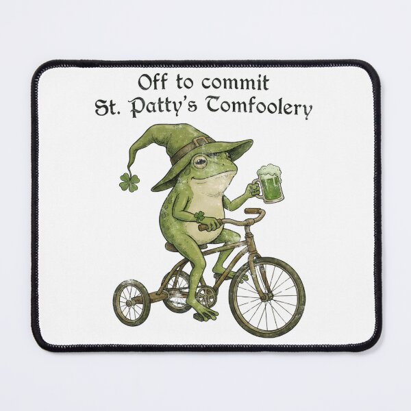 Item preview, Funny Frog St Patricks Day designed and sold by FreakyNaked.