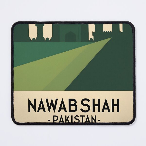 Item preview, Nawabshah Pakistan Retro Vintage Travel Souvenir designed and sold by TravelersGems.