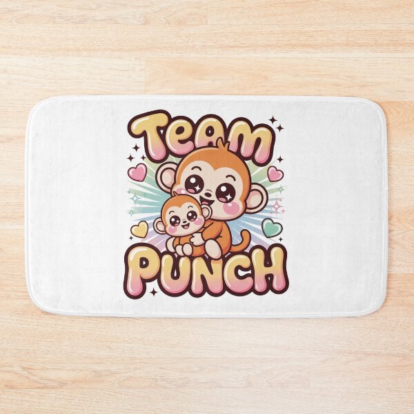 Item preview, Team Punch – Kawaii Monkey Rainbow Sunburst Retro Graphic Tee | Colorful Monkey Lover Shirt designed and sold by DarylWelsh2024.