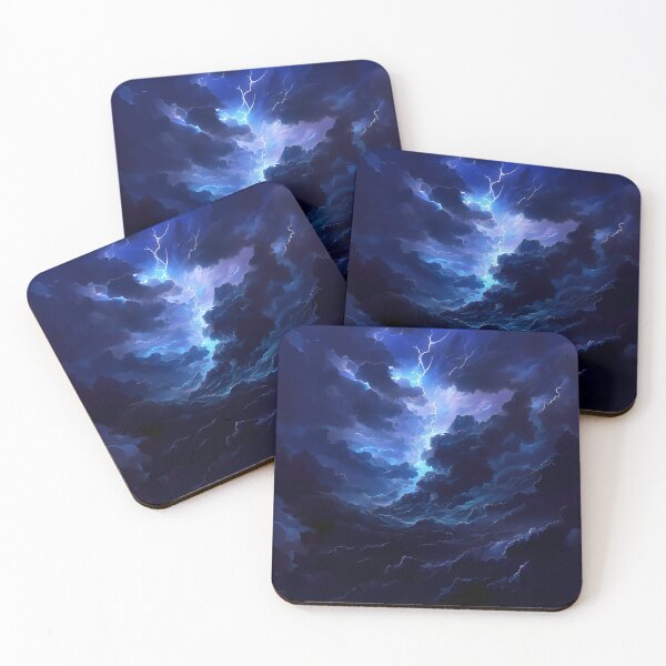 Item preview, Lightning Splitting Dark Storm Clouds designed and sold by Christian Weiss.