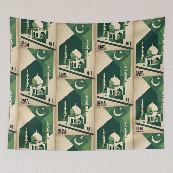 Item preview, Gojra Pakistan Retro Vintage Travel Souvenir designed and sold by TravelersGems.