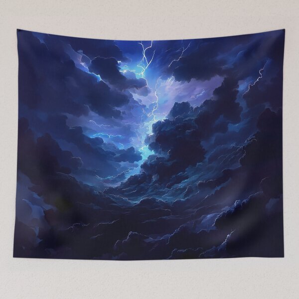 Item preview, Lightning Splitting Dark Storm Clouds designed and sold by Christian Weiss.