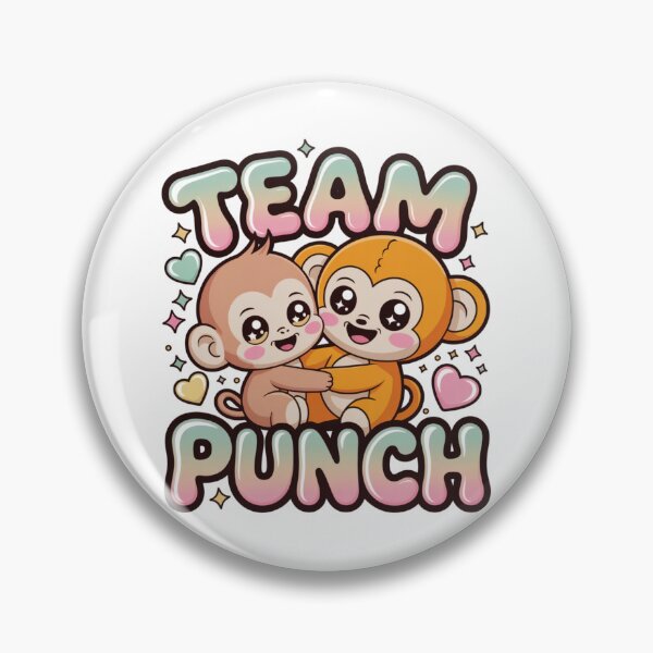 Item preview, Team Punch – Kawaii Baby Monkey Best Friends Hugging  | Cute BFF Shirt designed and sold by DarylWelsh2024.