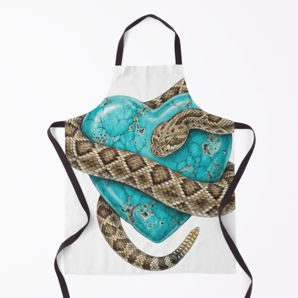 Item preview, cascavel, serpente, coração, azul turquesa designed and sold by Edu-Mendonca.