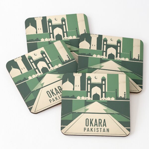 Item preview, Okara Pakistan Retro Vintage Travel Souvenir designed and sold by TravelersGems.