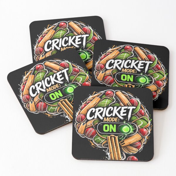 Item preview, My Brain Runs On Cricket Mode – Funny Cricket Lover T-Shirt | Reboot After Match Cricket Fan Design designed and sold by warlistop.
