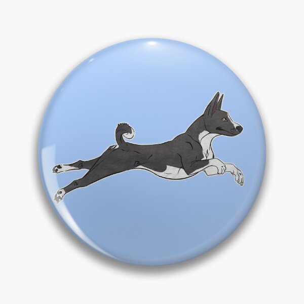 Item preview, Black and White Basenji designed and sold by Sparklepupfaeri.