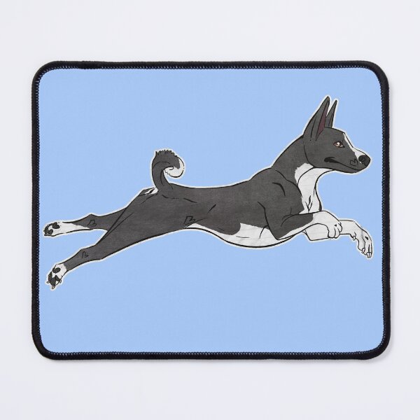 Item preview, Black and White Basenji designed and sold by Sparklepupfaeri.