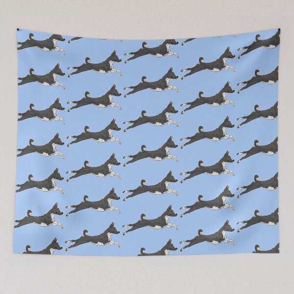 Item preview, Black and White Basenji designed and sold by Sparklepupfaeri.