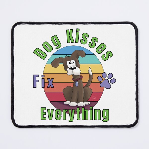 Item preview, Dog Kisses Fix Everything designed and sold by Kathy Kuczek.