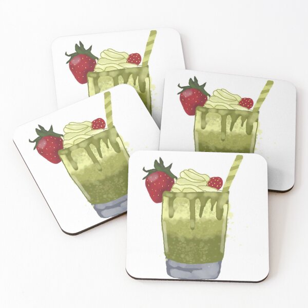 Item preview, Matcha Strawberry Drink designed and sold by dremneaw.