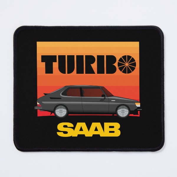 Item preview, Saab 99 TURBO retro Illustration Black designed and sold by blackdogshop.