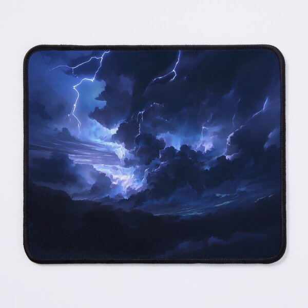 Item preview, Deep Blue Thunderstorm Sky With Lightning designed and sold by Christian Weiss.