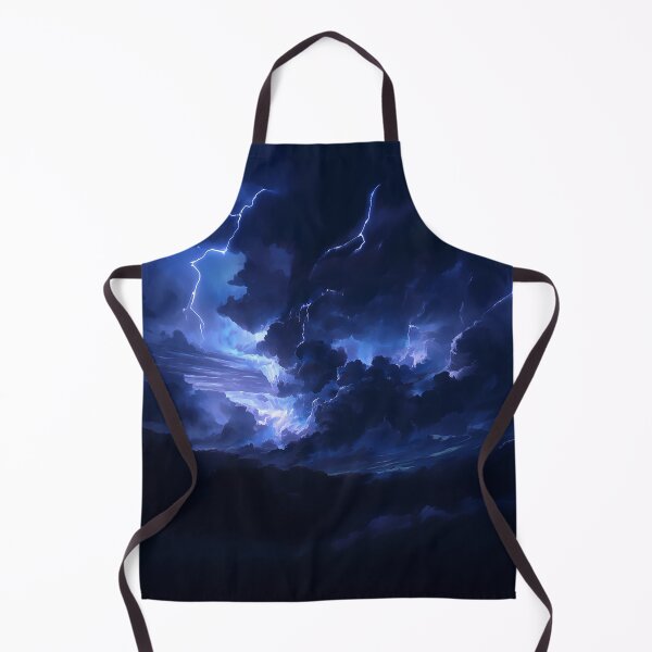 Artikelvorschau, Tiefblauer Gewitterhimmel mit Blitzen entworfen und verkauft von Christian Weiss.