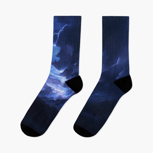 Item preview, Deep Blue Thunderstorm Sky With Lightning designed and sold by Christian Weiss.