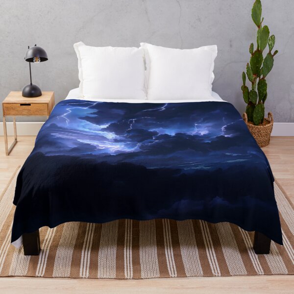 Item preview, Deep Blue Thunderstorm Sky With Lightning designed and sold by Christian Weiss.