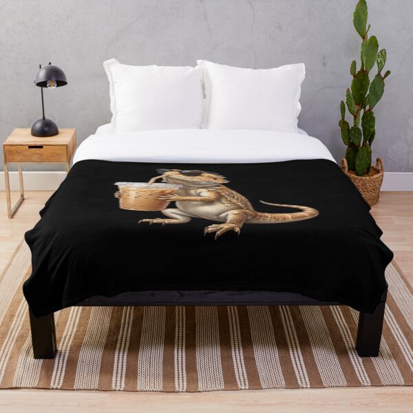 Item preview, Funny Bearded Dragon Drinking Iced Coffee Meme Bearded Dragon Lover designed and sold by TerryConnells.