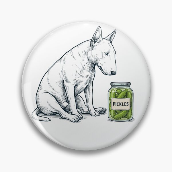 Item preview, Vinatge Bull Terrier Pickles Meme Dog Lover designed and sold by DoodleTortle.