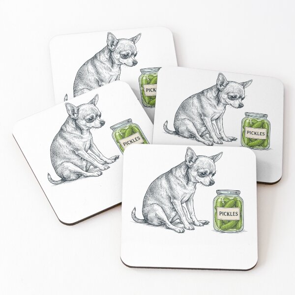 Item preview, Vinatge Chihuahua Pickles Meme Dog Lover designed and sold by DoodleTortle.