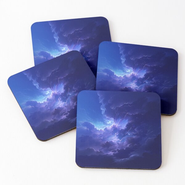 Item preview, Electric Blue Storm Clouds Swirling Above designed and sold by Christian Weiss.