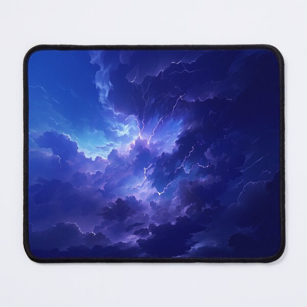 Item preview, Electric Blue Storm Clouds Swirling Above designed and sold by Christian Weiss.