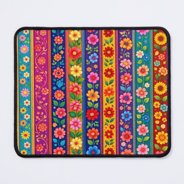 Item preview, Floral stripes full of vibrancy designed and sold by Sigtrix.