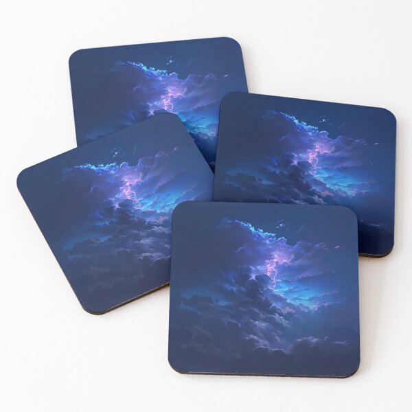 Item preview, Violent Thunderstorm Sky With Flashing Lightning designed and sold by Christian Weiss.