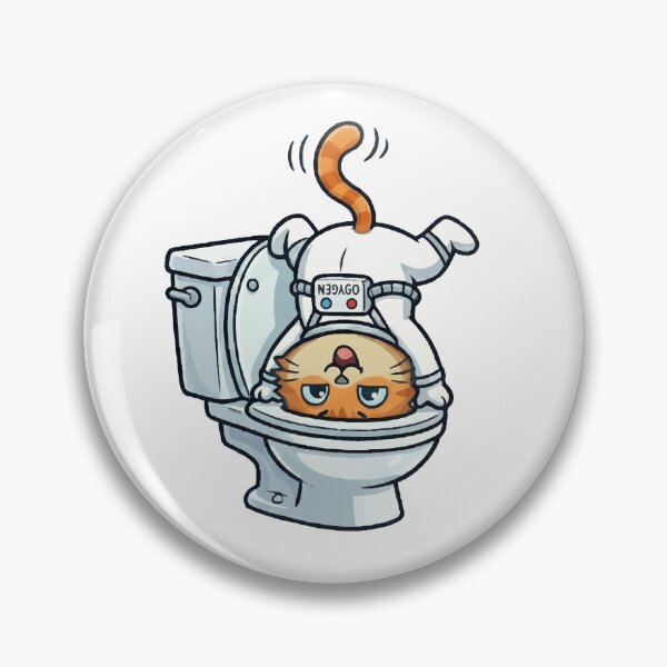 Item preview, Astroren Playing Around with a Space Toilet designed and sold by VisioraCreative.