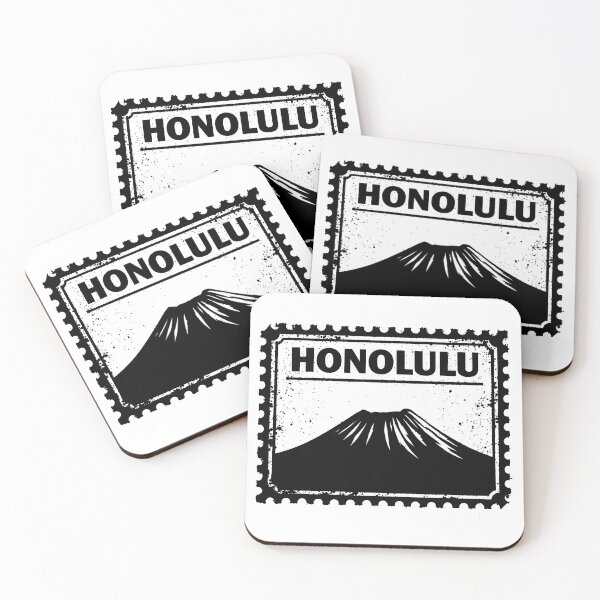 Item preview, Vintage Honolulu Hawaii Volcano Stamp b designed and sold by Fikuall.
