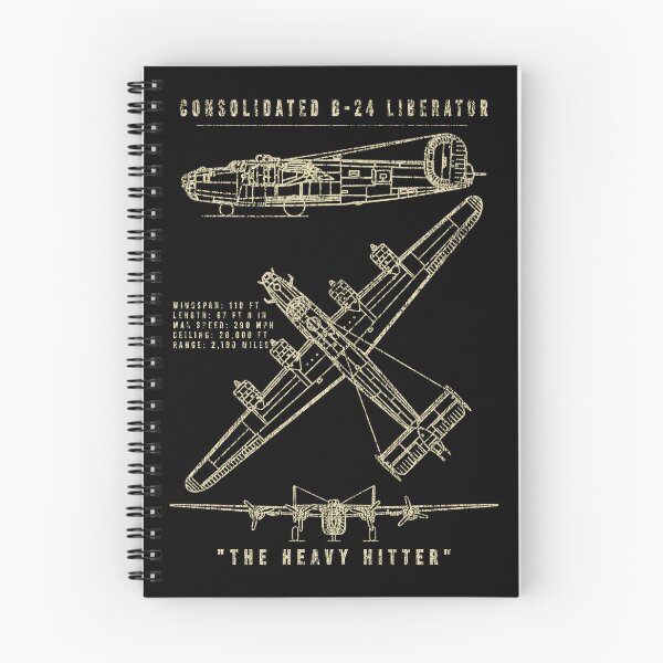 Item preview, Plano del Consolidated B-24 Liberator – Bombardero pesado de la Segunda Guerra Mundial | Diseño de aviones de guerra de aviación clásica designed and sold by zarshirts.