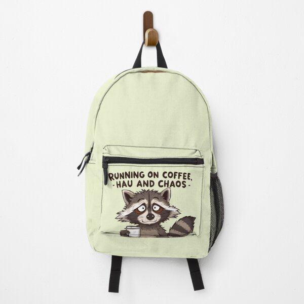 Item preview, Chaotic Caffeine Raccoon designed and sold by RizziesDesign.
