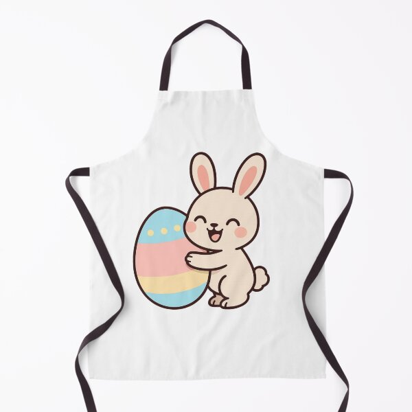 Item preview, Happy Bunny Hugging Giant Easter Egg – Cute Spring Animal Character designed and sold by Confuzz1ed.
