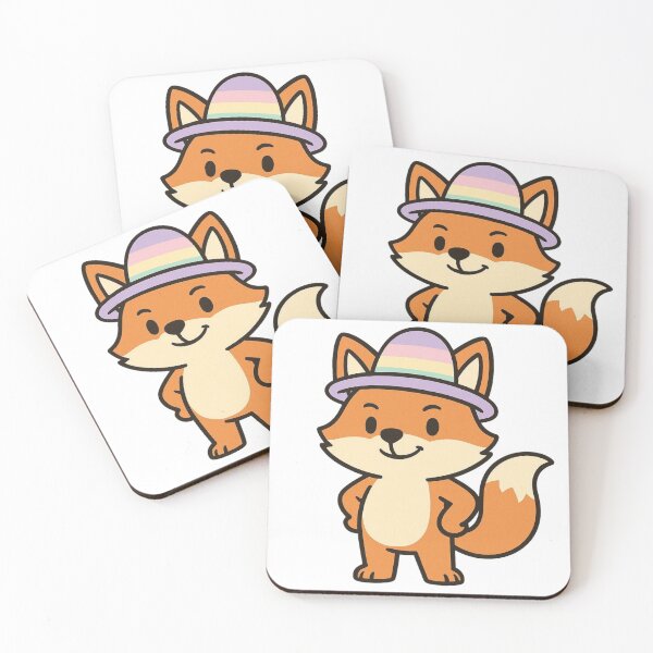 Item preview, Cute Fox Wearing Easter Hat – Charming Spring Animal Character designed and sold by Confuzz1ed.