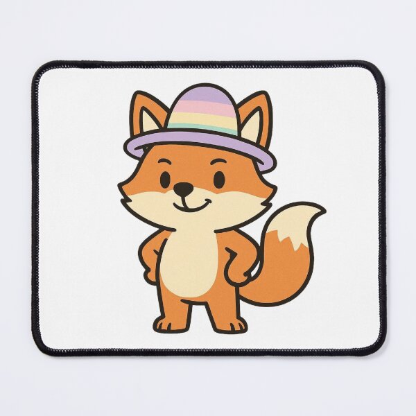 Item preview, Cute Fox Wearing Easter Hat – Charming Spring Animal Character designed and sold by Confuzz1ed.