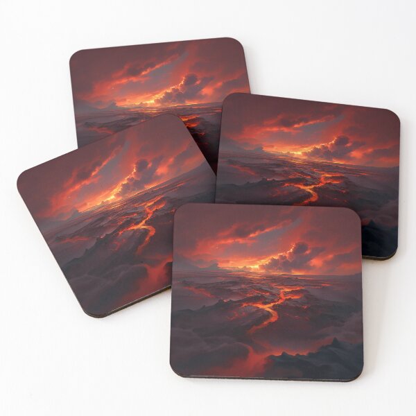 Item preview, Rivers Of Lava Across Volcanic Plains designed and sold by Christian Weiss.