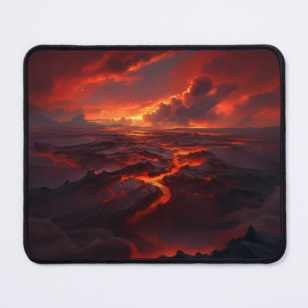 Item preview, Rivers Of Lava Across Volcanic Plains designed and sold by Christian Weiss.