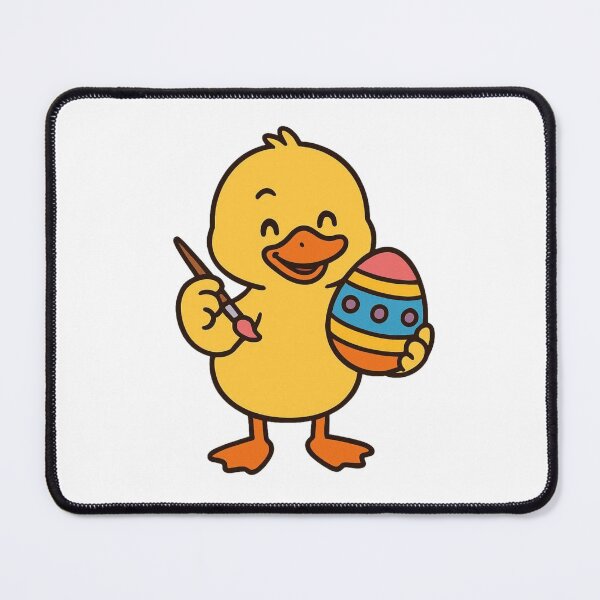 Item preview, Cute Duck Painting Easter Egg – Fun Spring Animal Character designed and sold by Confuzz1ed.