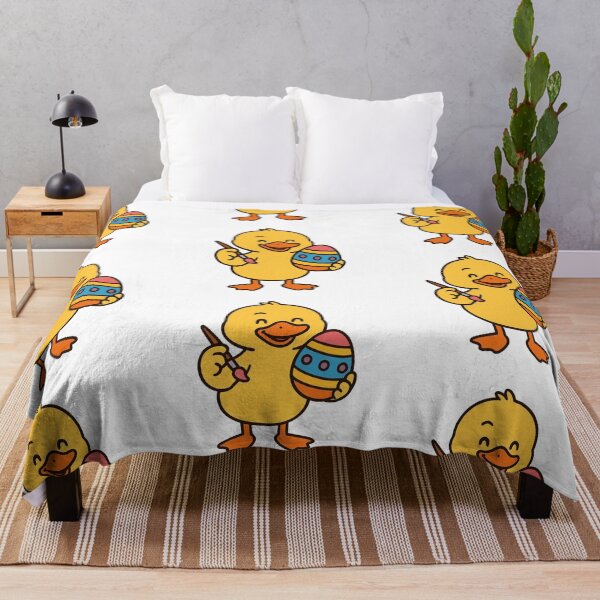 Item preview, Cute Duck Painting Easter Egg – Fun Spring Animal Character designed and sold by Confuzz1ed.