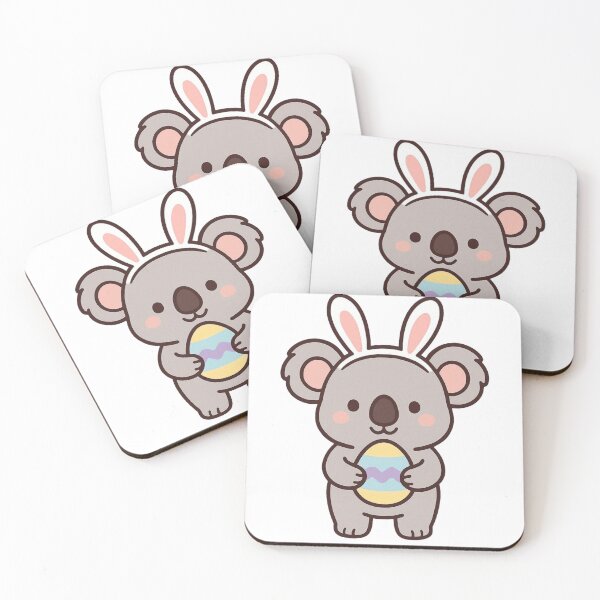Item preview, Cute Koala Wearing Bunny Ears – Funny Easter Animal Character designed and sold by Confuzz1ed.